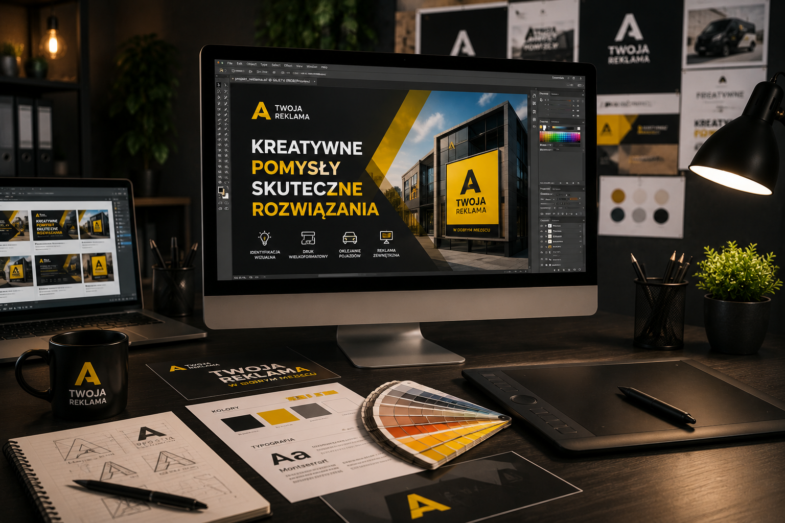 Projektowanie graficzne Studio Wizja